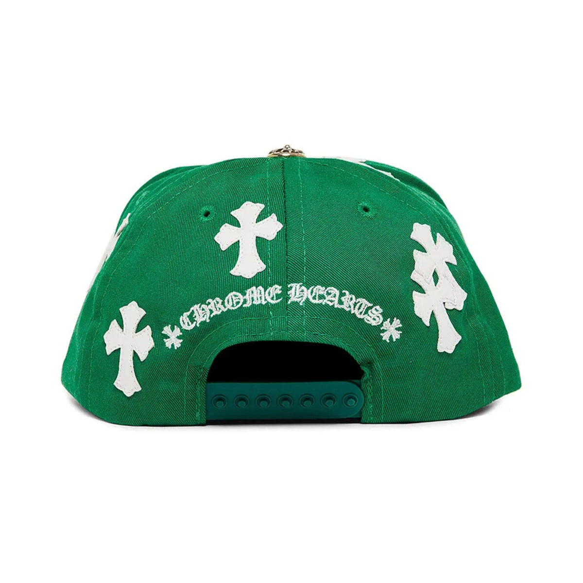 Chrome Hearts Cross Patch Hat Green/White