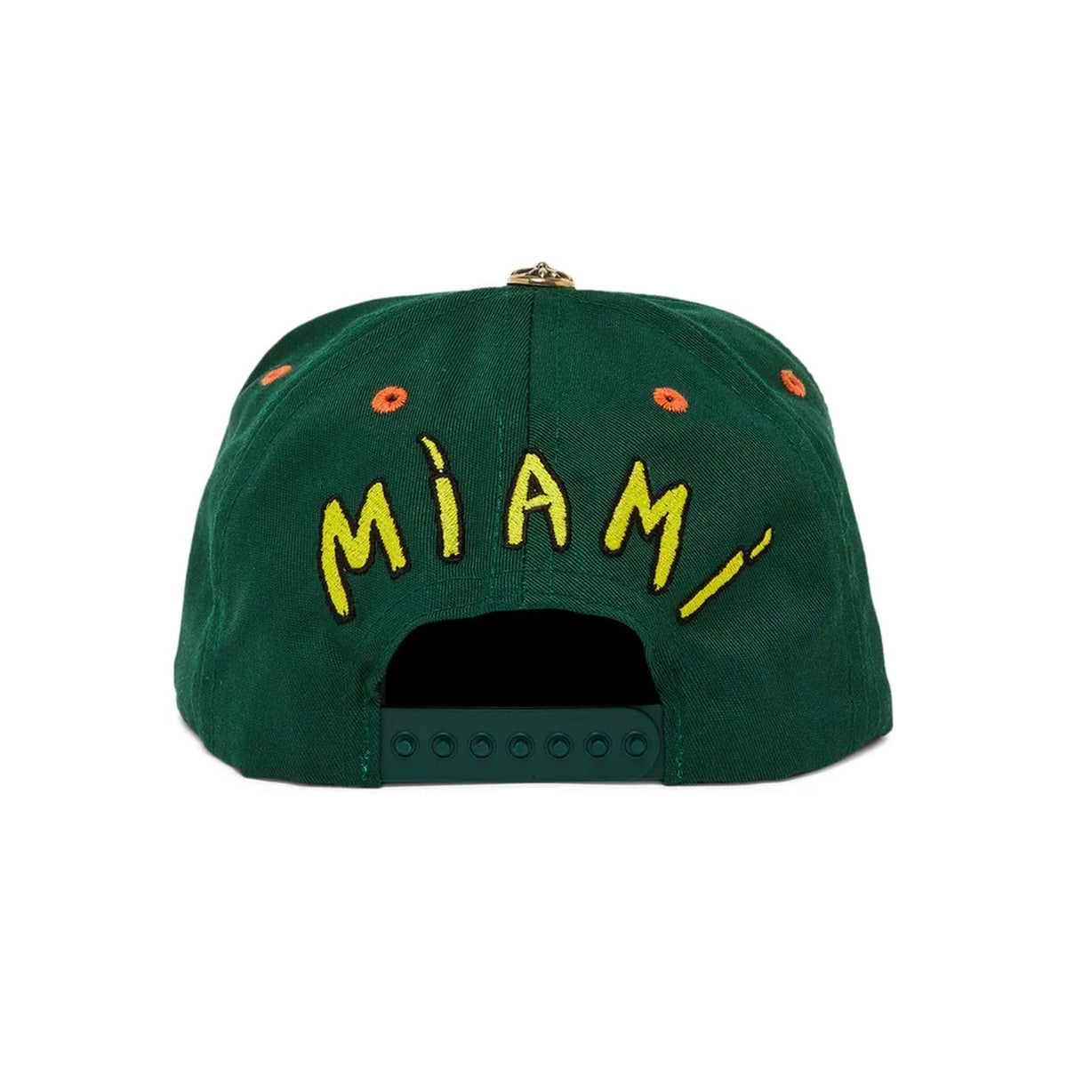Chrome Hearts Miami Art Basel Exclusive Baseball Hat Green/Orange/Gold