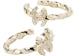 Chanel Hoop Earrings Gold/Crystal (ABA256 B10484 NN009)