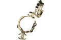 Chanel Metal/Lambskin Earrings AB9109 Gold/Black