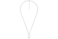 Dior CD Diamond Pendant Necklace Silver