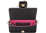 Fendi Fendace Brooch Mini Baguette Black
