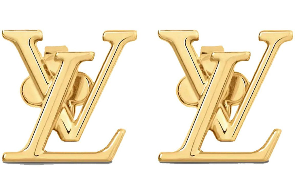 Louis Vuitton LV Initials Iconic Earrings Gold