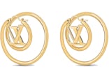 Louis Vuitton LV Spiral Earrings Gold