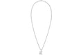 Louis Vuitton Pendant Chain Monogram Row Silver