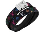 Louis Vuitton x Takashi Murakami Signature Bracelet Black Multicolored