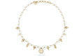 Philipp Plein Rhapsody Crystal Necklace Gold
