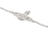 Vivienne Westwood Mini Mayfair Bas Relief Bracelet Platinum